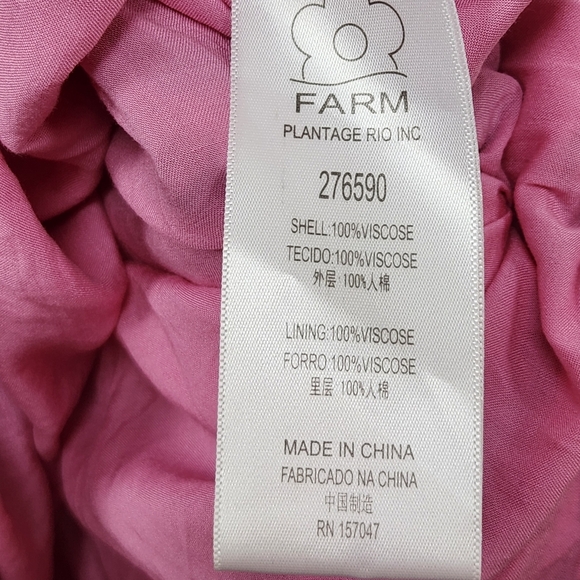 FARM Rio Boho Multicolor Tiered Beaded Shoulder Strap Maxi Dress Size S - Picture 10 of 11